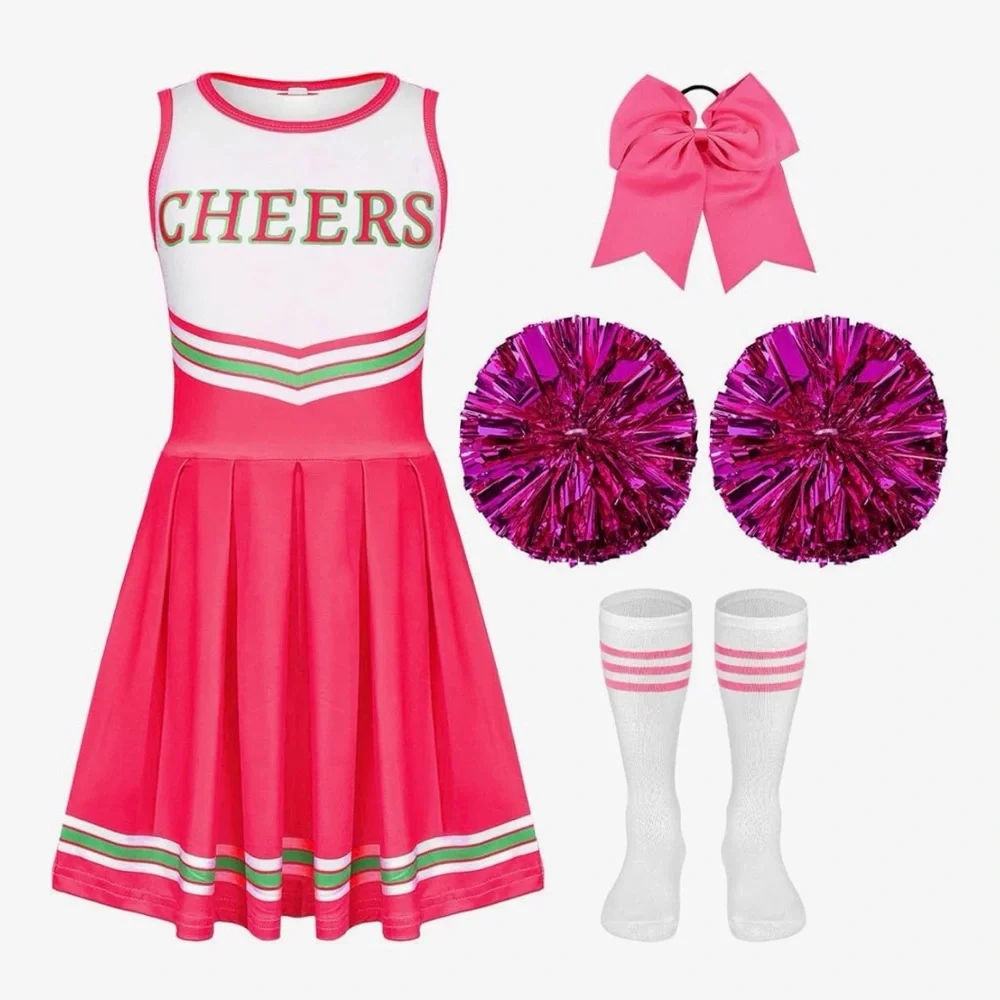 Pink Cheerleader Costume‎ for Kids